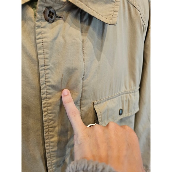 Vintage eddie bauer size large men's cargo pocket jacket windbreaker outdoor - - Picture 5 of 10